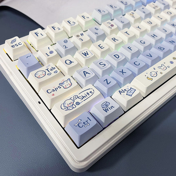 ACGAM Doggy PBT C Profile Keycap Set 130 Keys