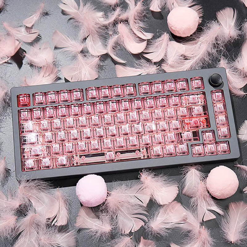 ACGAM Jade Cherry Profile Transparent Keycaps Set