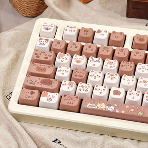 ACGAM x Maorbeng Coco Cat Keycap Set MAO Profile 140 Keys