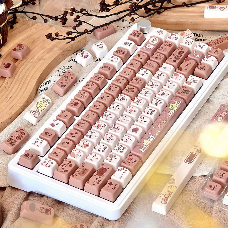 ACGAM x Maorbeng Coco Cat Keycap Set MAO Profile 140 Keys