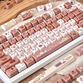 ACGAM x Maorbeng Coco Cat Keycap Set MAO Profile 140 Keys