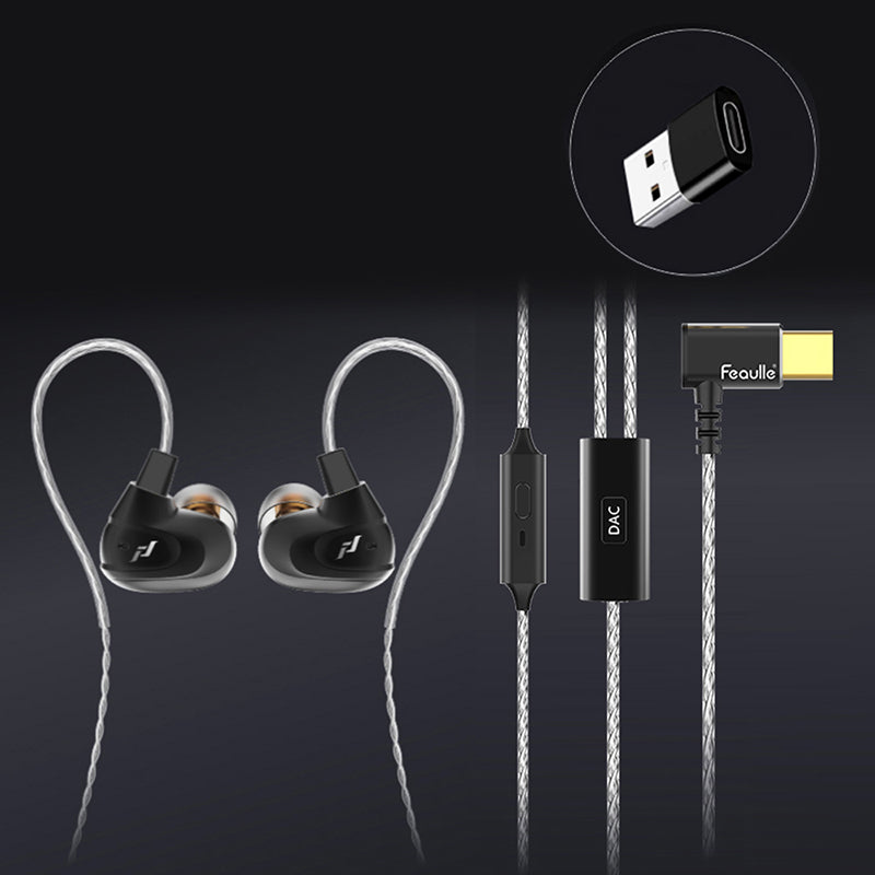 ACGAM x Feaulle LIAN Wired In-Ear Gaming Earphones HIFI Sound Ergonomic Earbuds