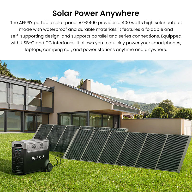 AFERIY ‎AF-S400A1 400W Foldable Portable Solar Panel