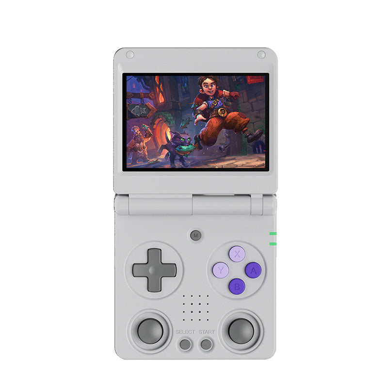 ANBERNIC RG34XXSP Flip Game Console with 3.4" Screen and Joystick