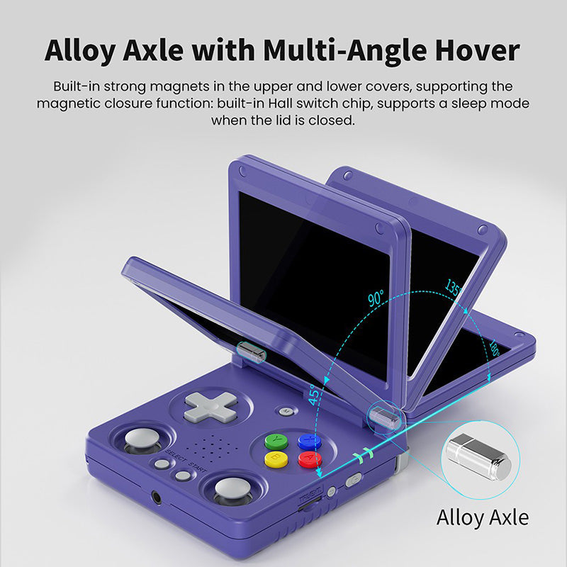ANBERNIC RG34XXSP Flip Game Console with 3.4