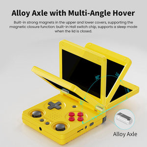 ANBERNIC RG34XXSP Flip Game Console with 3.4" Screen and Joystick