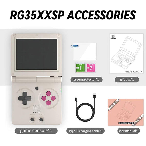 ANBERNIC RG35XXSP Flip Portable Handheld Game Console
