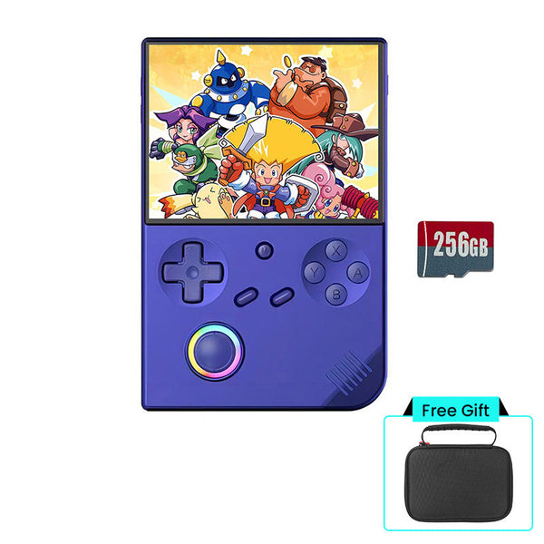 ANBERNIC RG40XXV Retro Game Console 256GB with Free Bag Purple