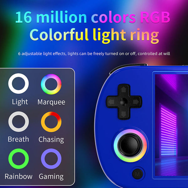ANBERNIC RG40XX H Retro Handheld Game Console with RGB Light - WhatGeek