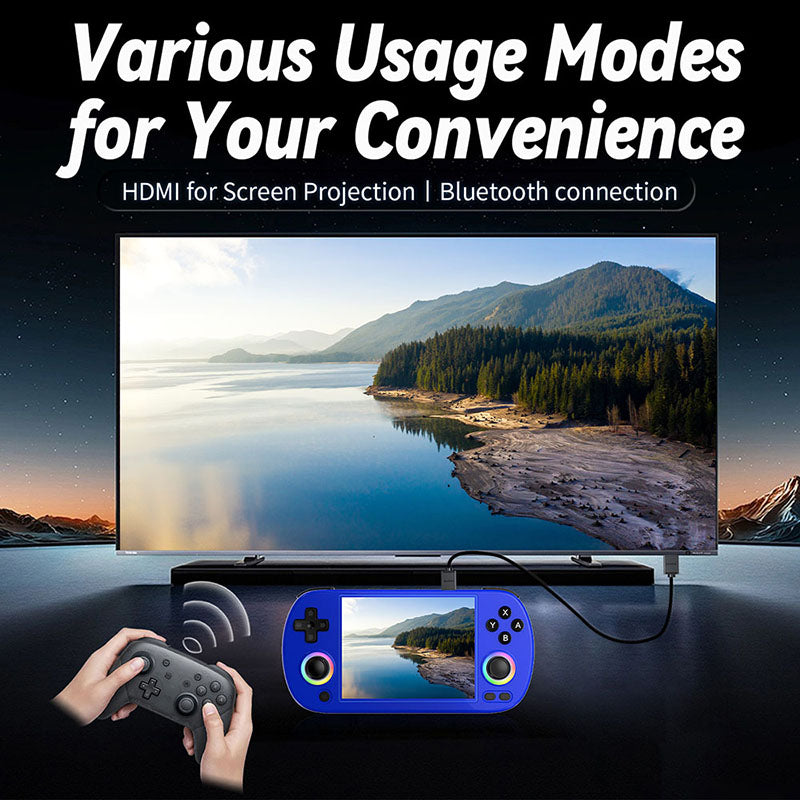ANBERNIC RG40XX H Retro Handheld Game Console with RGB Light