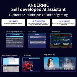ANBERNIC RG476H AI Retro Handheld Game Console 4.7" 4:3 Screen Android 256GB