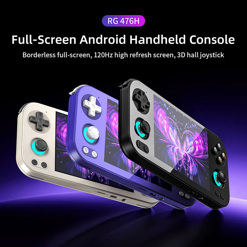 ANBERNIC RG476H AI Retro Handheld Game Console 4.7" 4:3 Screen Android 256GB