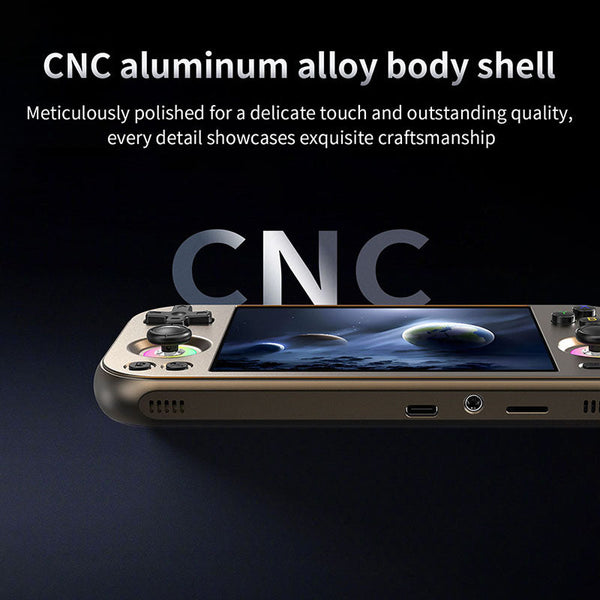 ANBERNIC RG 477M AI Handheld Game Console with Metal Build Supports PS2 and Wii