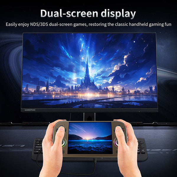 ANBERNIC RG 477M AI Handheld Game Console with Metal Build Supports PS2 and Wii