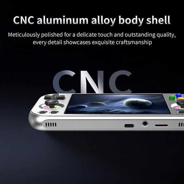 ANBERNIC RG 477M AI Handheld Game Console with Metal Build Supports PS2 and Wii
