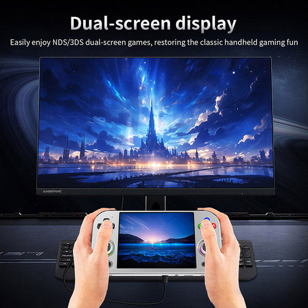 ANBERNIC RG 477M AI Handheld Game Console with Metal Build Supports PS2 and Wii