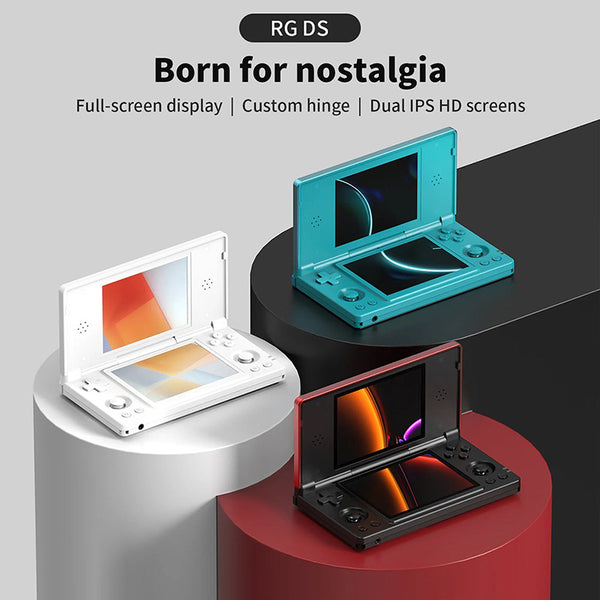 ANBERNIC RG DS Dual Screen Flip Game Console Clamshell Touchscreen