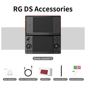 ANBERNIC RG DS Dual Screen Flip Game Console Clamshell Touchscreen