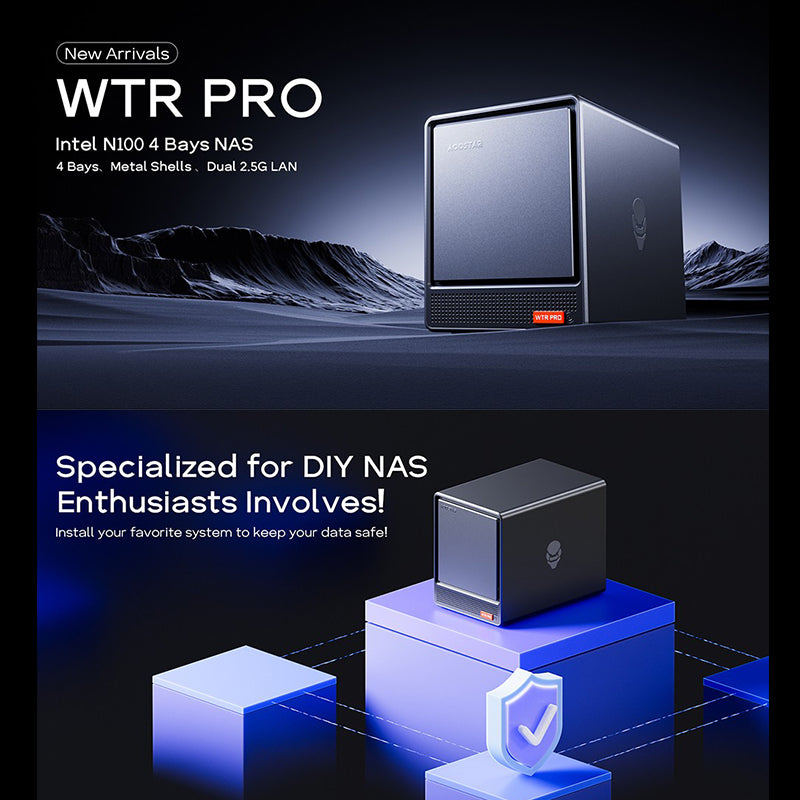 AOOSTAR WTR PRO 16TB NAS NAS SERIES – AOOSTAR Mini PC