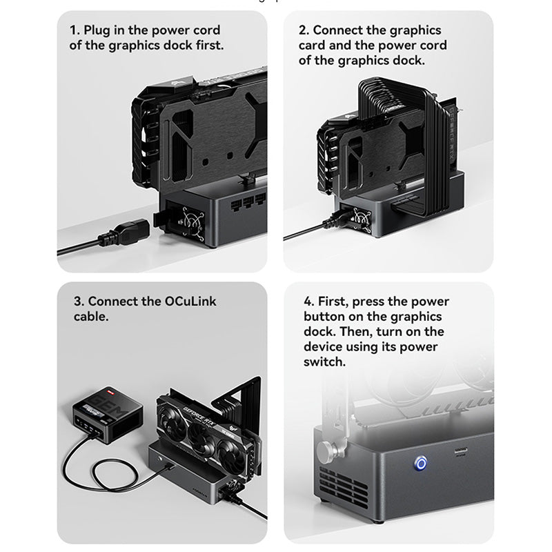 AOOSTAR AG01 & AG02 eGPU Dock with Oculink Port