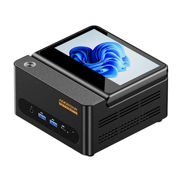AOOSTAR G-FLIP Mini PC AI 370 Removable Memory 5" Touchscreen