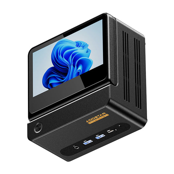 AOOSTAR G-FLIP Mini PC AI 370 Removable Memory 5" Touchscreen