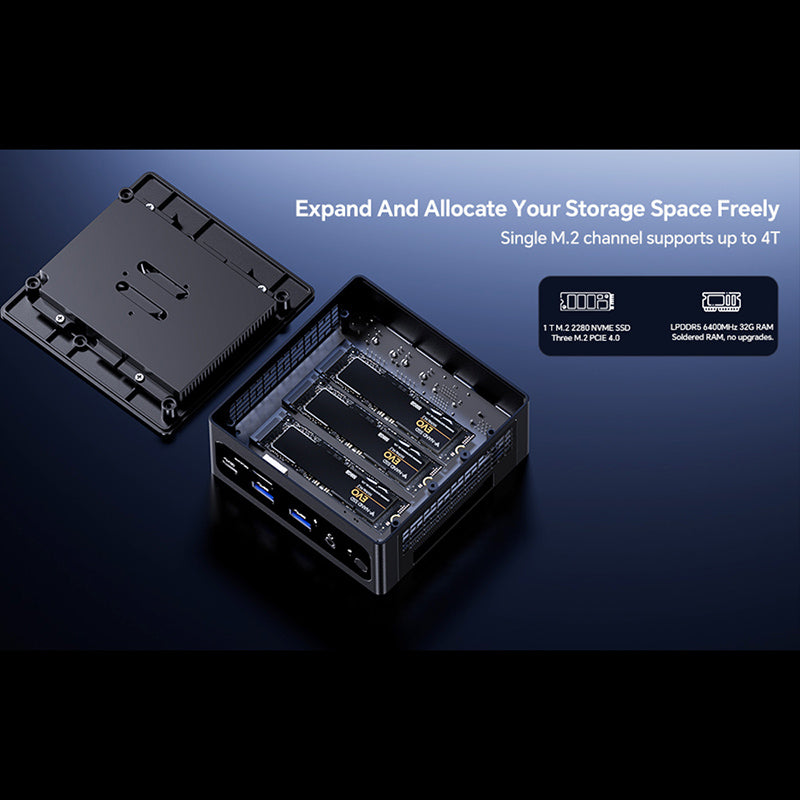 AOOSTAR GEM10 Mini PC AMD Ryzen 7 6800H - WhatGeek