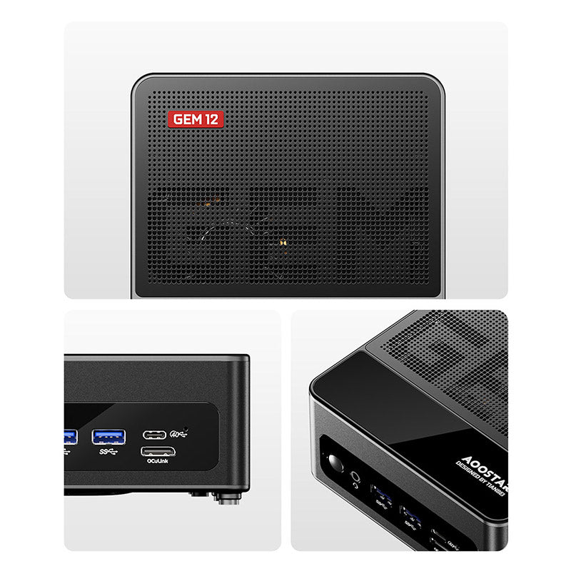 AOOSTAR GEM12 MAX Mini PC AMD Ryzen 7 - WhatGeek