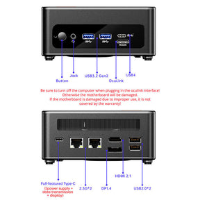 AOOSTAR GEM12 PRO Mini PC AMD Ryzen 7