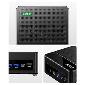 AOOSTAR GEM12+ Series Mini PC with AMD R7 PRO 8845HS & OCulink Port