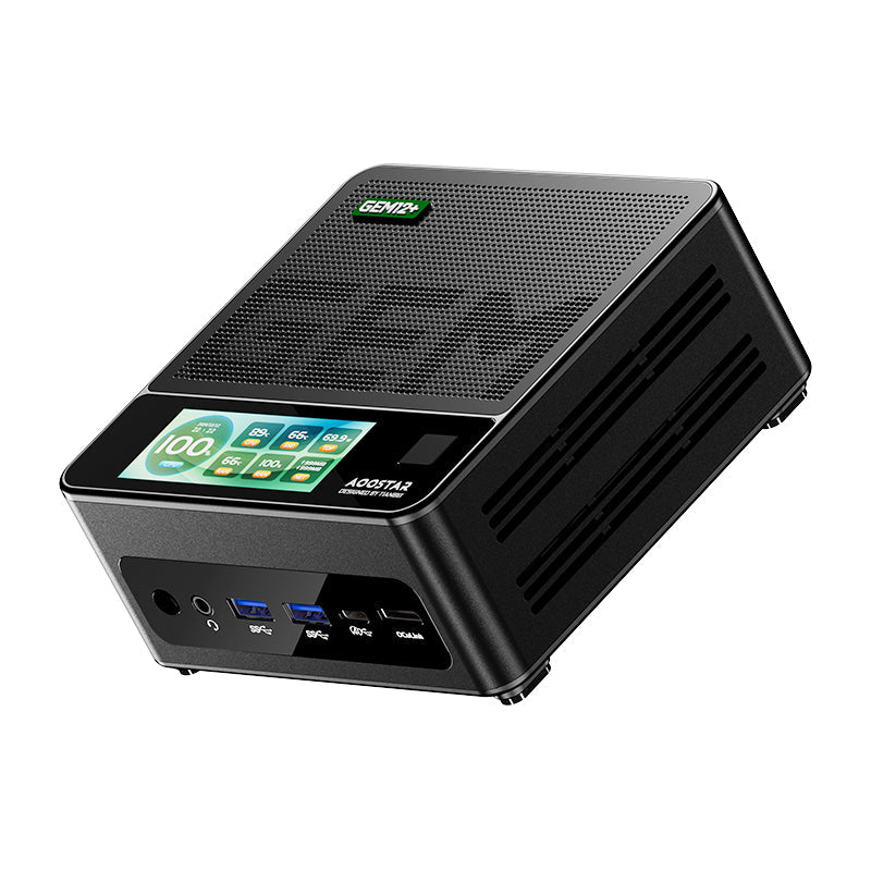 AOOSTAR GEM12+ Series Mini PC with AMD R7 PRO 8845HS & OCulink Port