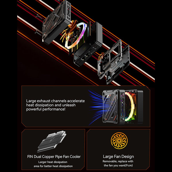 AOOSTAR GOD88 Mini PC AMD Ryzen 7 8845HS