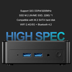 AOOSTAR N-BOXZ Mini PC with Intel N150 Triple Display Output