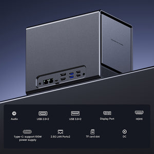 AOOSTAR WTR Pro 4 BaysNAS Mini PC with AMD Ryzen 7 Intel N150