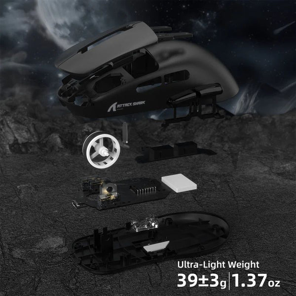 ATTACK SHARK R6 LIGHTSPEED Wireless Gaming Mouse