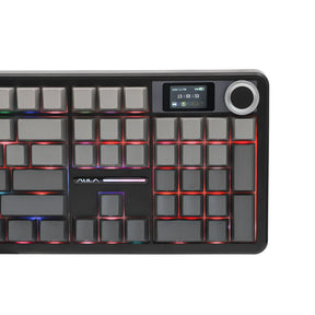 AULA F108 Pro Tri-mode LCD Display Mechanical Keyboard