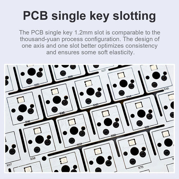 AULA F87 TKL Gaming Mechanical Keyboard Gasket Hot-Swappable
