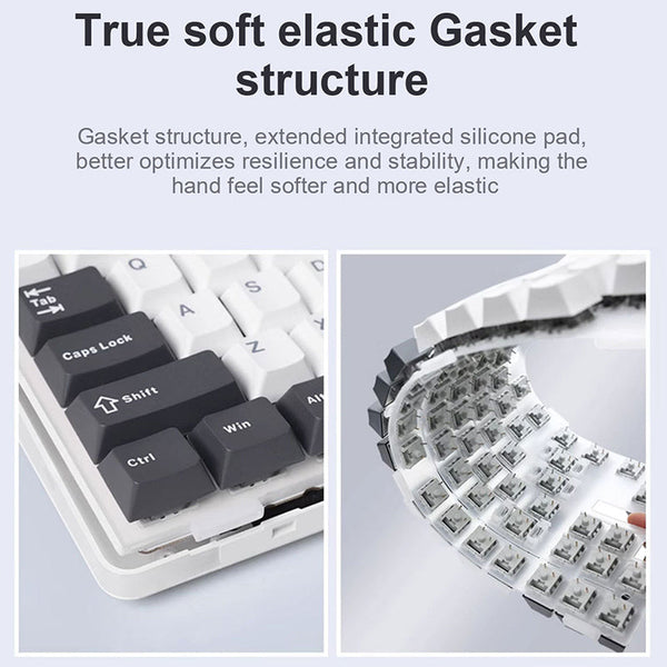 AULA F87 TKL Gaming Mechanical Keyboard Gasket Hot-Swappable