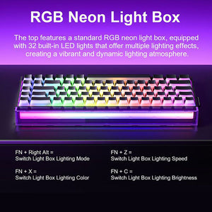 AULA HERO68 HE Magnetic Switch Wired Gaming Keyboard