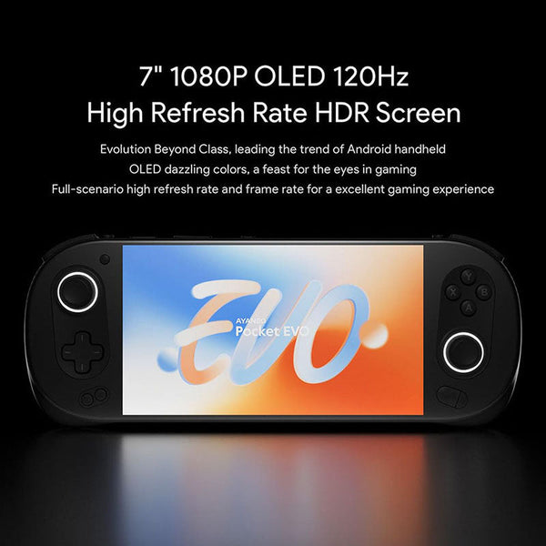 AYANEO Pocket EVO Handheld Game Console with 7" OLED  Screen Android System