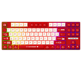 Ajazz AK870MC Rainbow Backlit Mechanical Keyboard