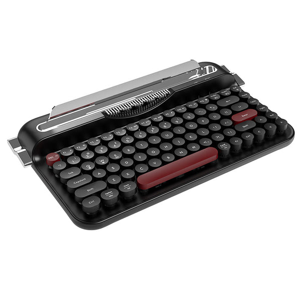 Ajazz AF84 Dual-Mode Typewriter Membrane Keyboard Retro Style