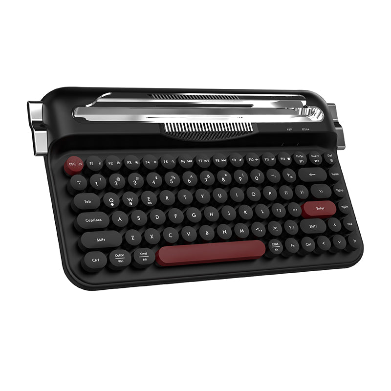 Ajazz AF84 Dual-Mode Typewriter Membrane Keyboard Retro Style