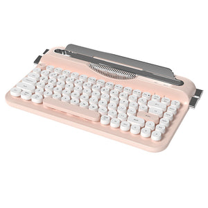 Ajazz AF84 Dual-Mode Typewriter Membrane Keyboard Retro Style