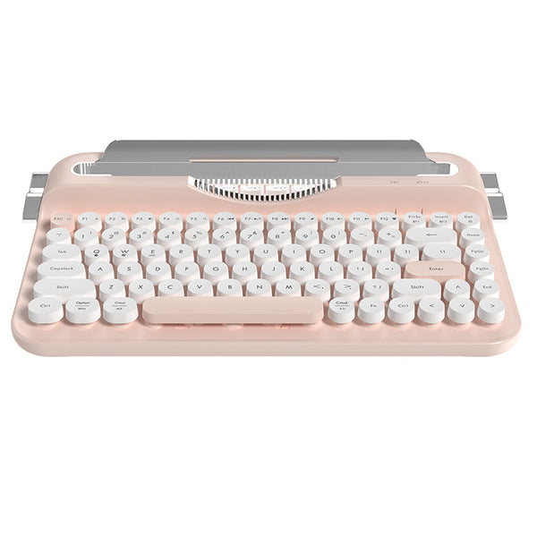 Ajazz AF84 Dual-Mode Typewriter Membrane Keyboard Retro Style