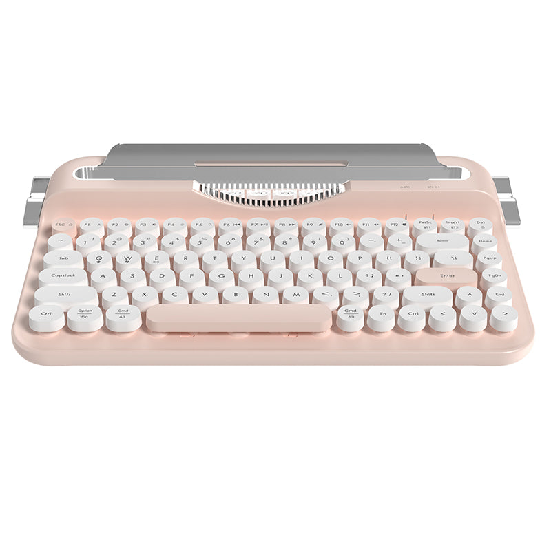 Ajazz AF84 Dual-Mode Typewriter Membrane Keyboard Retro Style