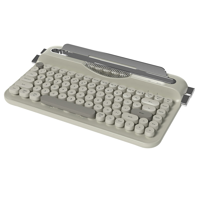 Ajazz AF84 Dual-Mode Typewriter Membrane Keyboard Retro Style