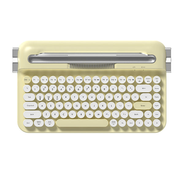 Ajazz AF84 Dual-Mode Typewriter Membrane Keyboard Retro Style
