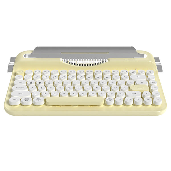 Ajazz AF84 Dual-Mode Typewriter Membrane Keyboard Retro Style