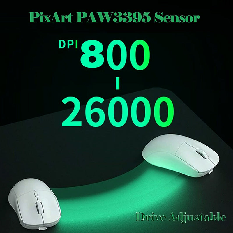 Ajazz AJ139 PRO 3395 Dual-Mode Wireless Mouse